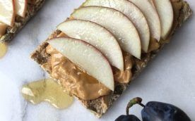 Apple with peanut butter