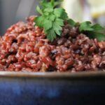 Red rice cooked